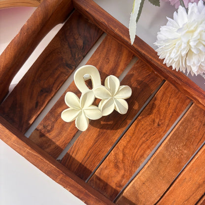 Blossom Duo Hair Claw – Medium 🌸✨