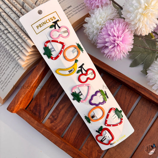 Princess Fruit Tic Tac Hair Clips – Cute Mix