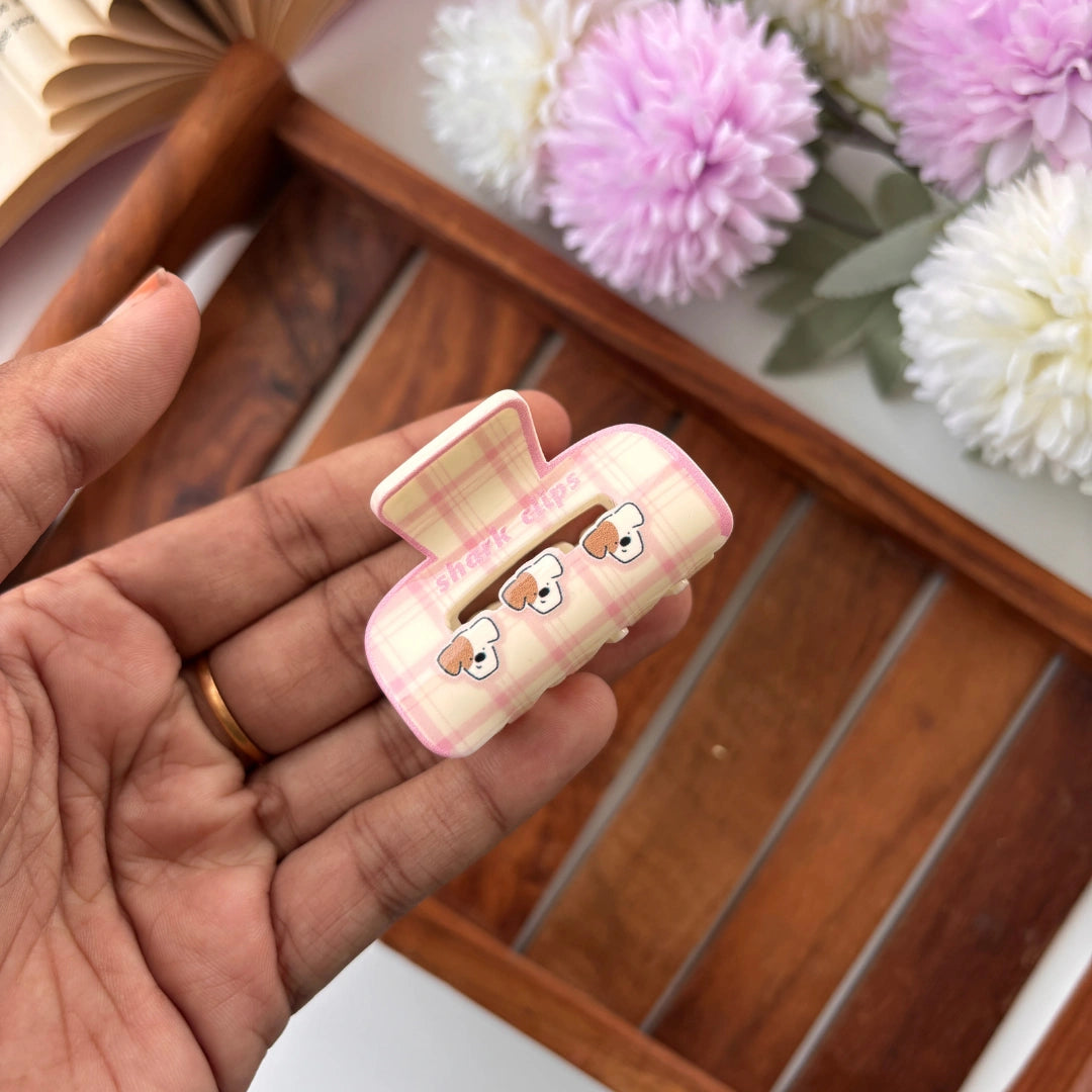 Cartoon Animal Printed Hair Claw – Medium