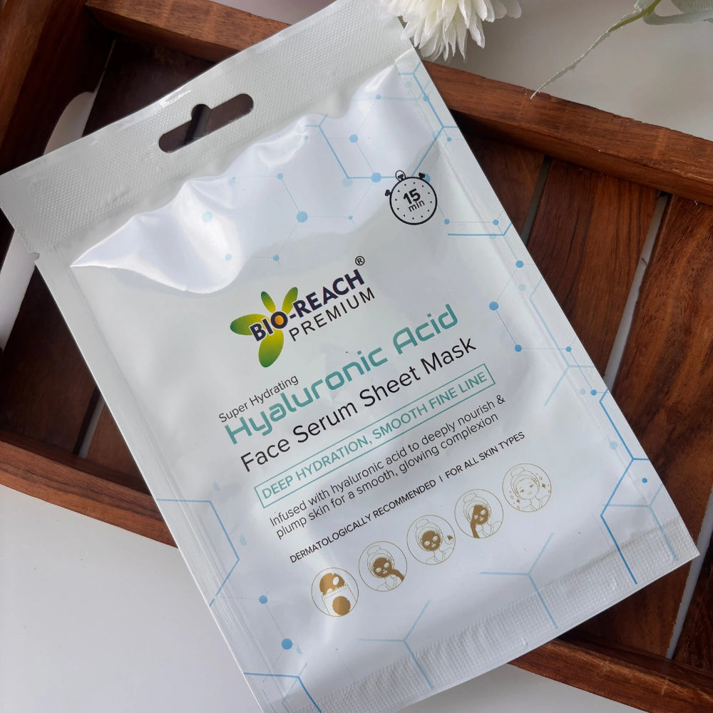 💧 Hyaluronic Acid Face Serum Sheet Mask