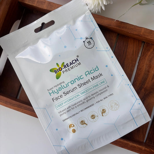 💧 Hyaluronic Acid Face Serum Sheet Mask
