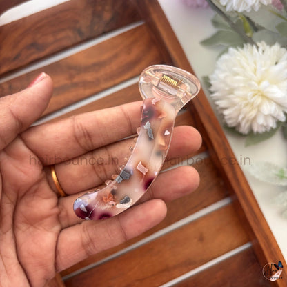 Confetti Jelly Banana Hair Claw – Medium