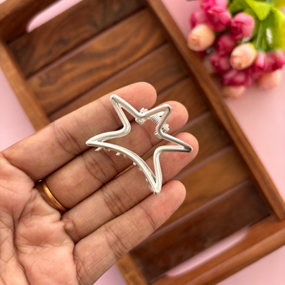 Star Metal Hair Claw - Medium