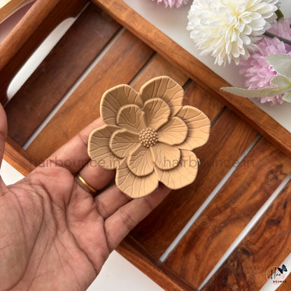 Layered Petal Bloom Hair Claw – Large