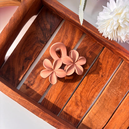 Blossom Duo Hair Claw – Medium 🌸✨
