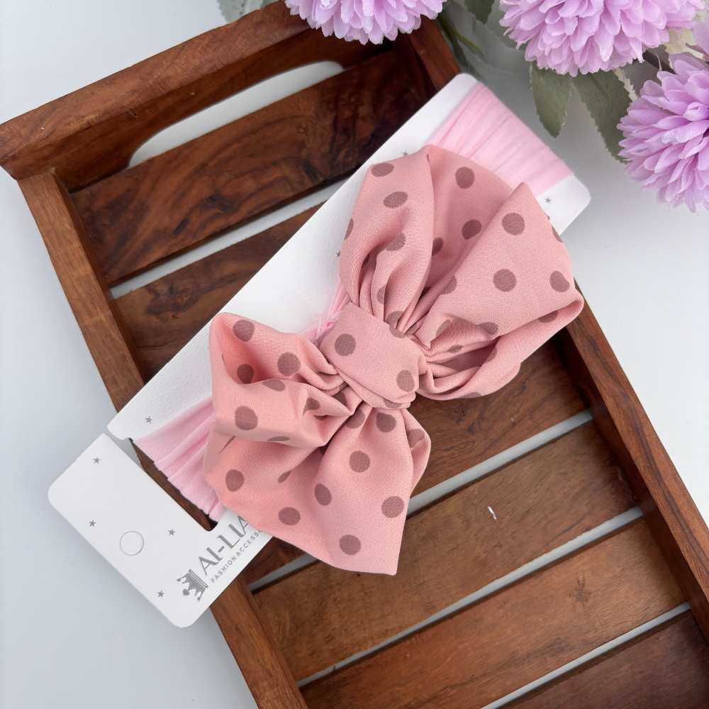 Dotted Bow Headband