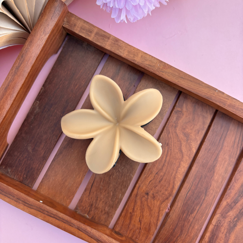 Dual Shade Flower Hair Claw - Large
