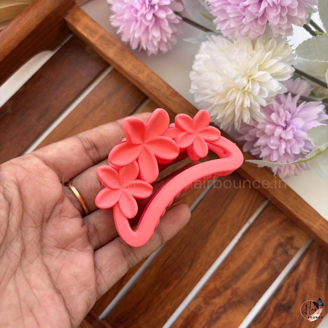 Petal Bloom Hair Claw for Women – Medium