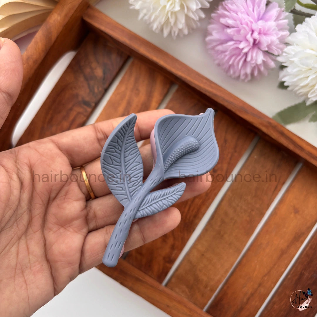 Dual-Colour Calla Leaf Hair Claw – Large