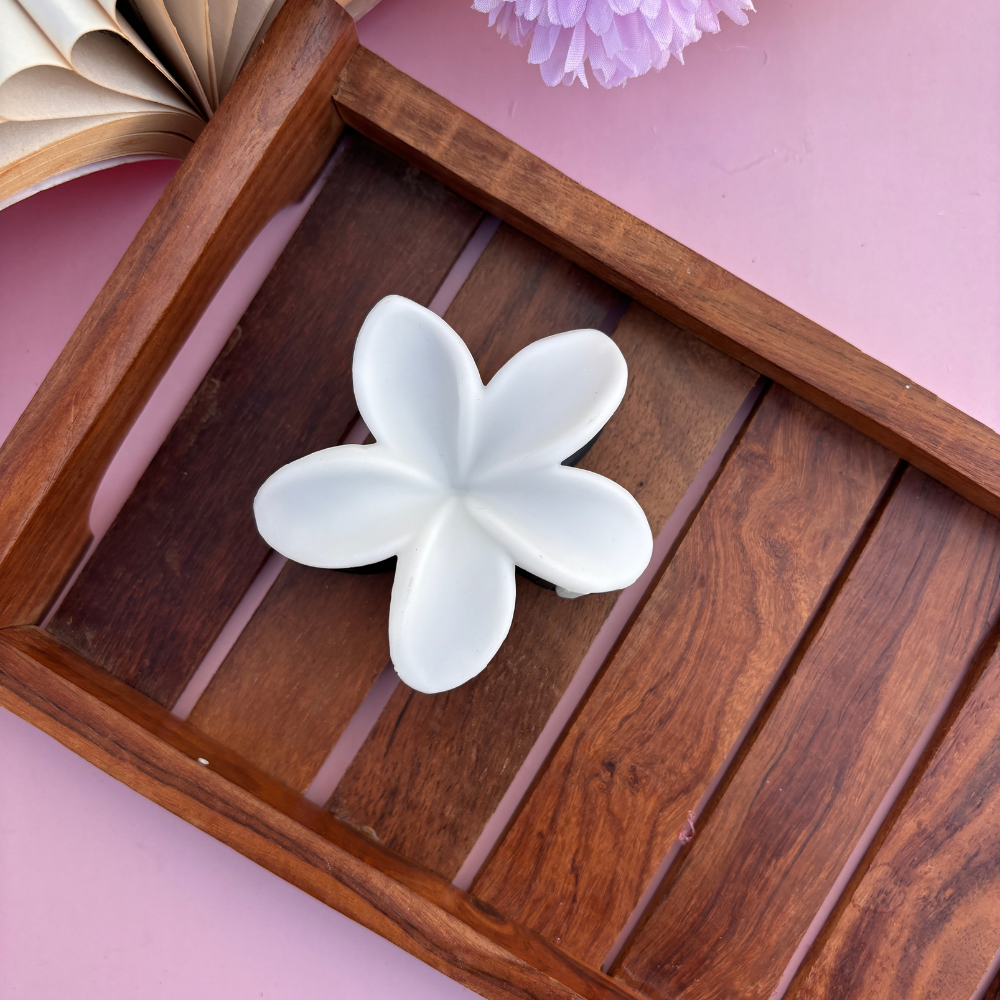 Dual Shade Flower Hair Claw - Large