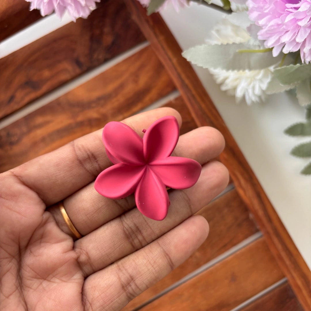 Bright Shades Lilly Flower Hair Claw - Small