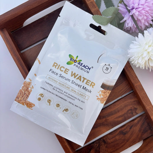 🌾 Rice Water Face Serum Sheet Mask