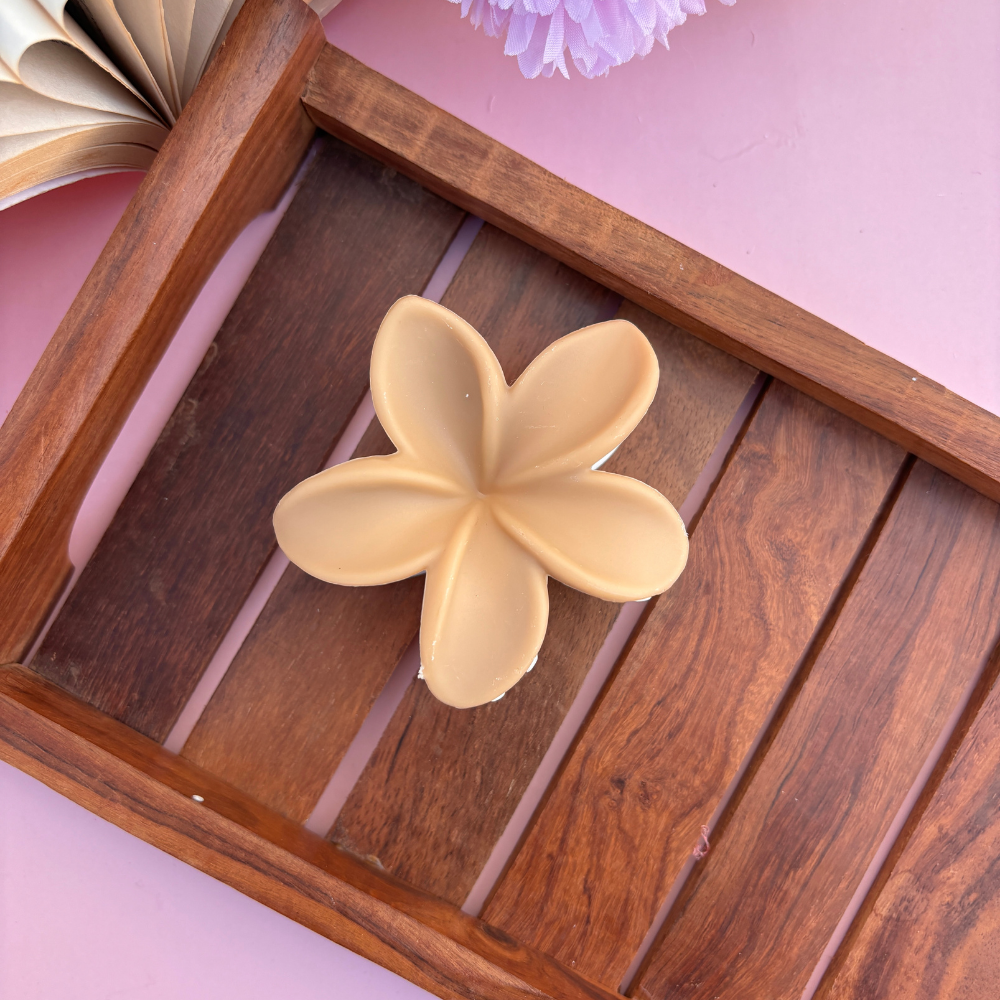 Dual Shade Flower Hair Claw - Large