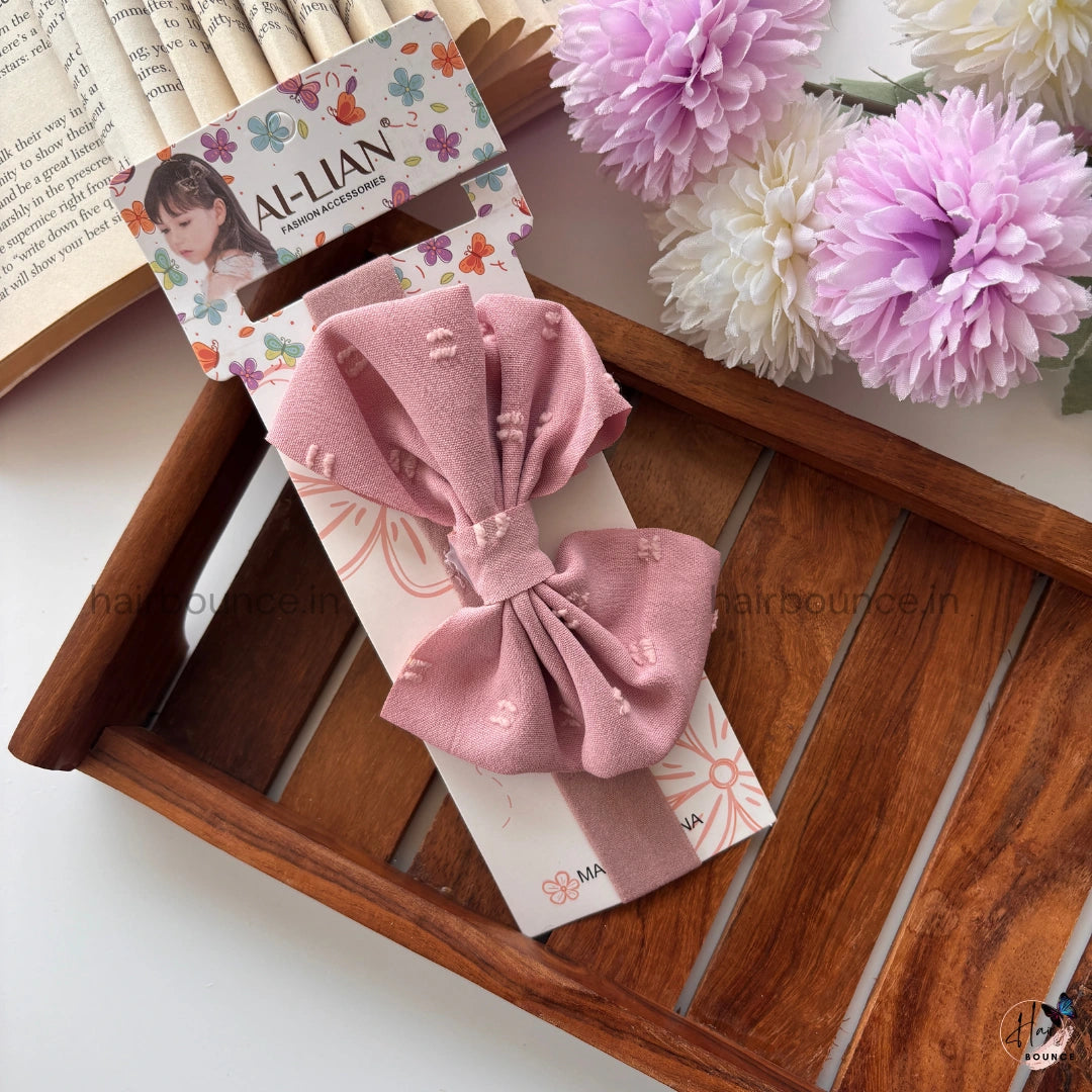 Soft Bow Newborn Headband