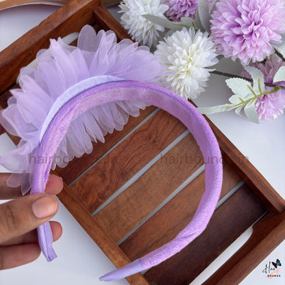Butterfly Tulip Mesh Floral Headband for Girls
