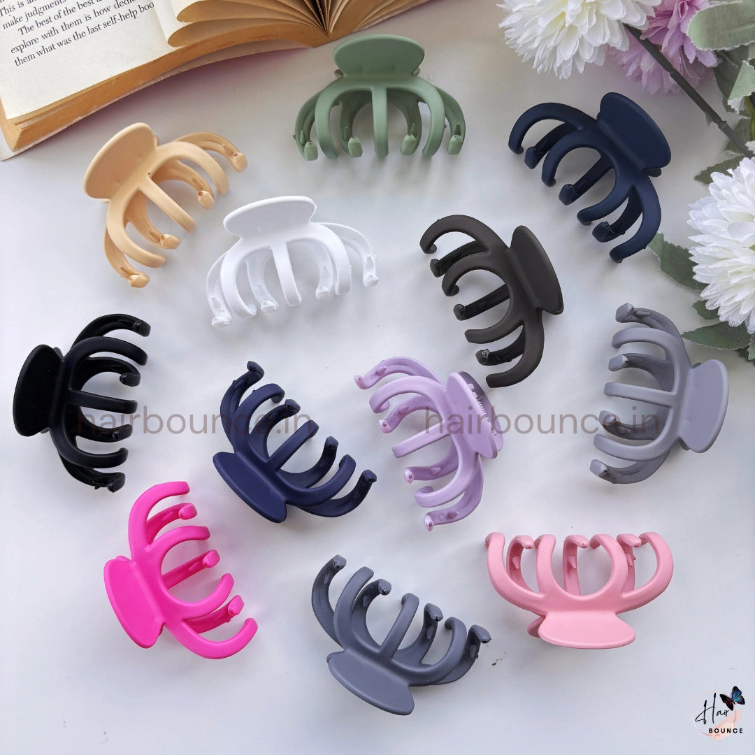 Matte Crown Hair Claw – Medium