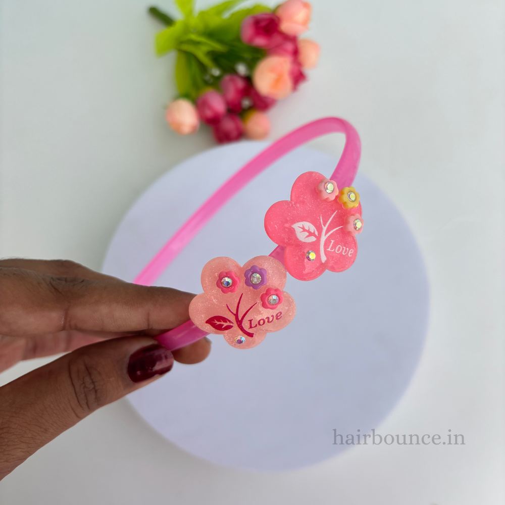 Glassy Flower Headband