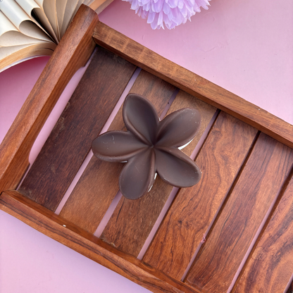 Dual Shade Flower Hair Claw - Large