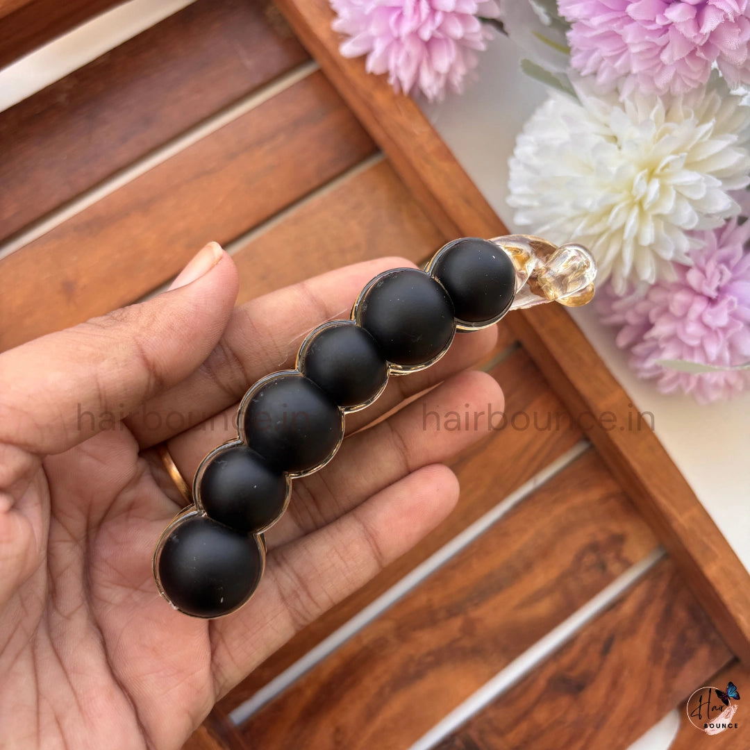 Candy Pop Bubble Banana Clip – Large | Trendy Matte Ball Design Hair Clip for Women & Girls