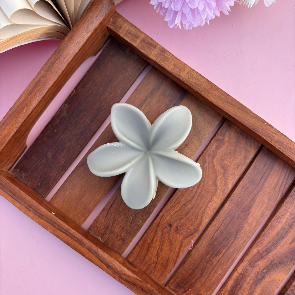 Dual Shade Flower Hair Claw - Large