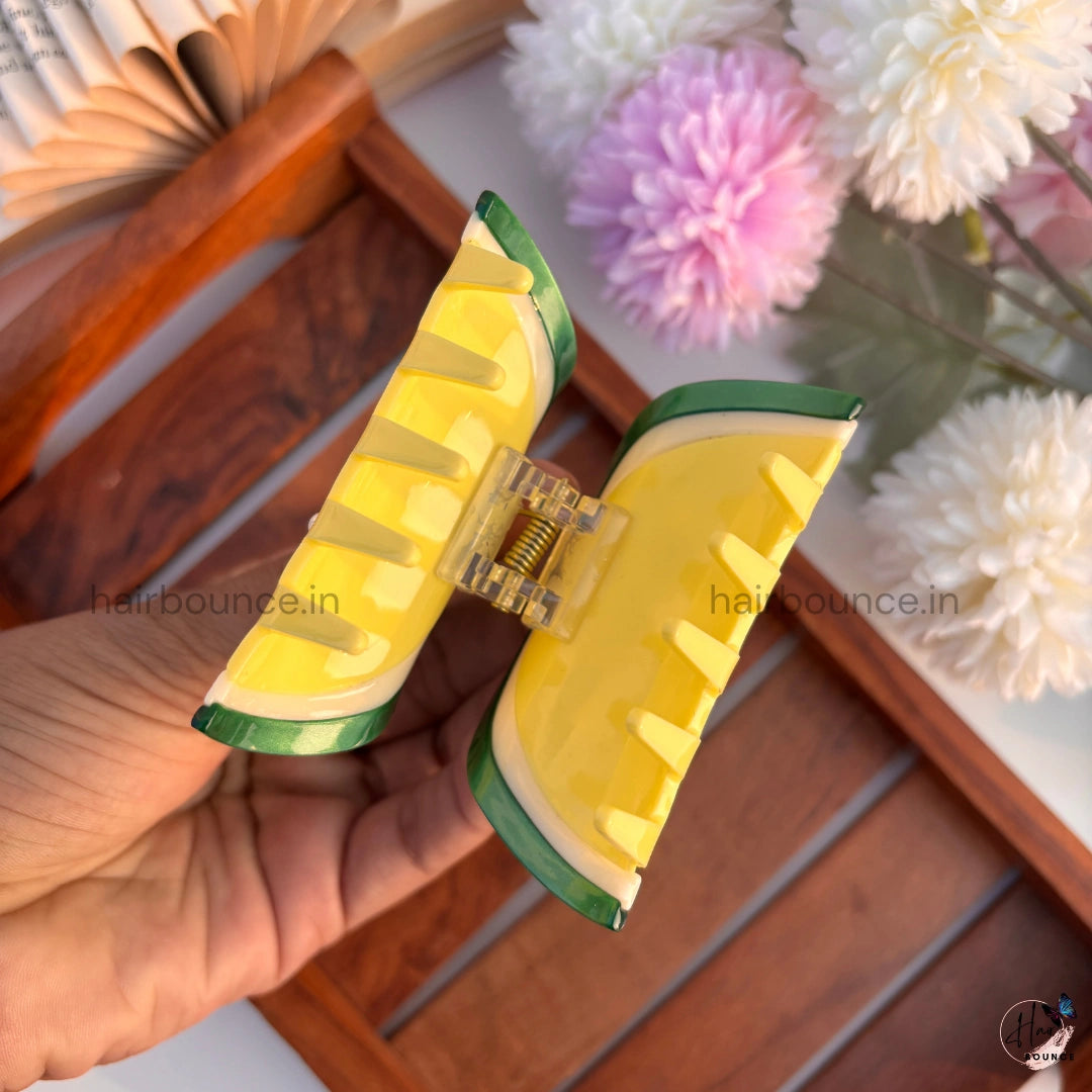 Pearl Fruity Charm Hair Claw - Large