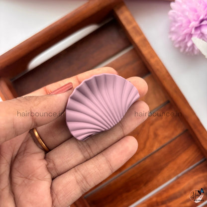 Pastel Shades Shell Hair Claw – Small