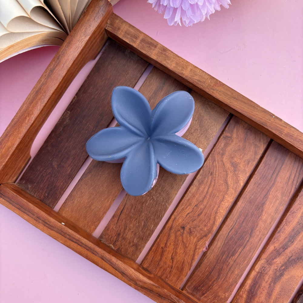 Dual Shade Flower Hair Claw - Large