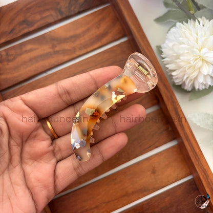 Confetti Jelly Banana Hair Claw – Medium