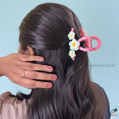 Triple Flower Loop Hair Claw – Large