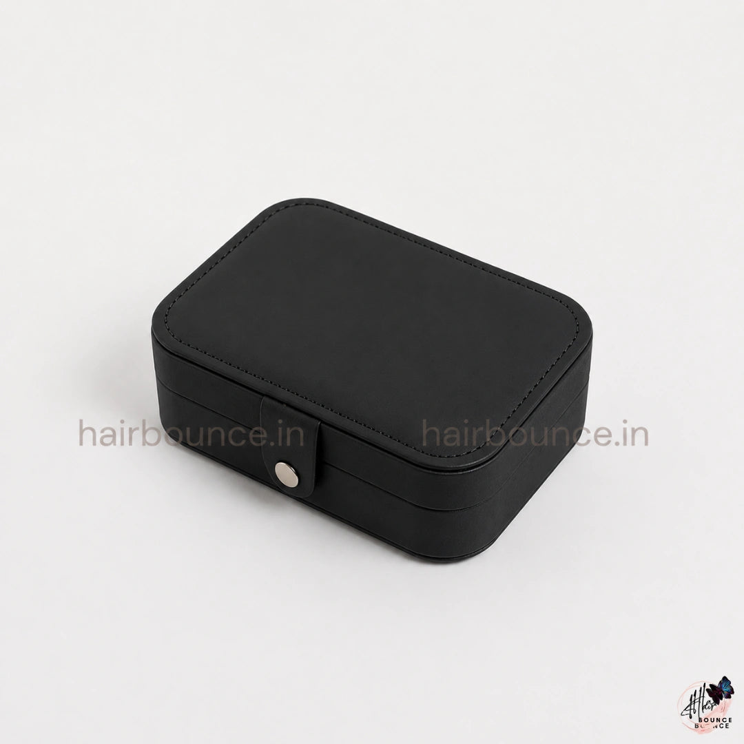 Leather Zipper Portable Storage Case with Dividers Container for Rings, Earrings, Necklace Home Organizer