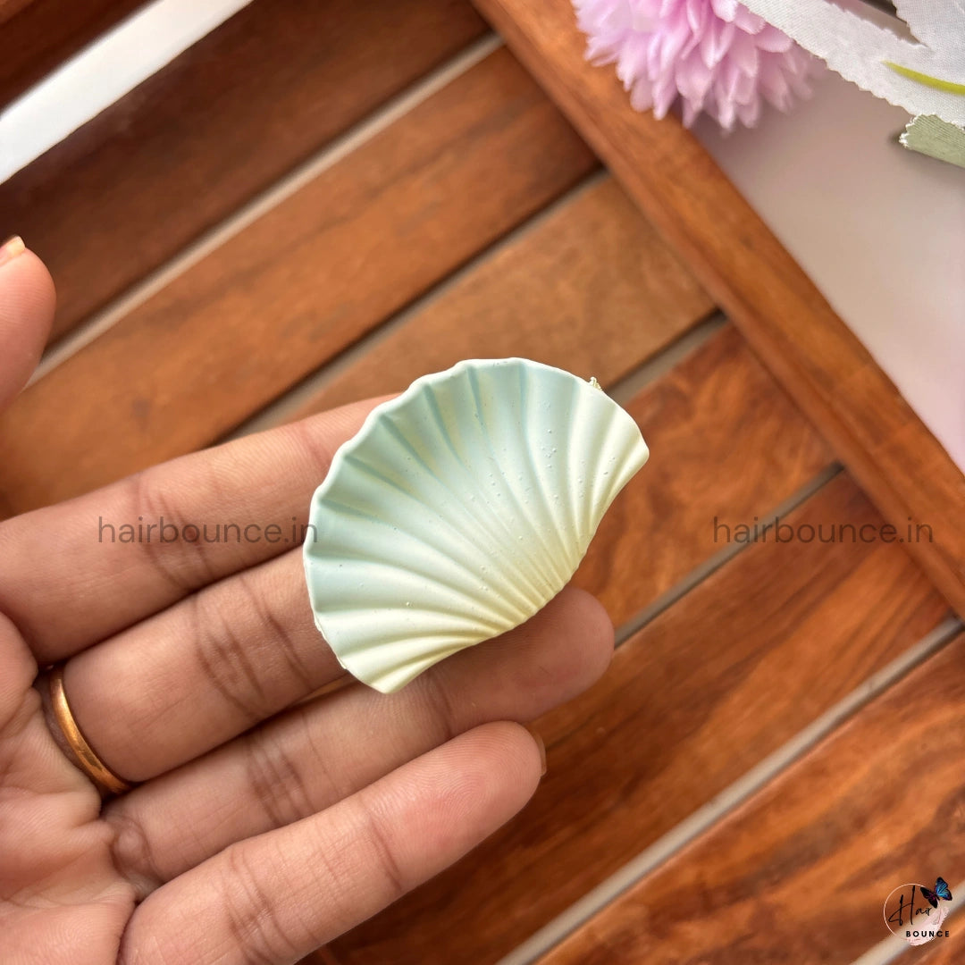 Dual Shade SeaShell Matte Hair Claw – Small