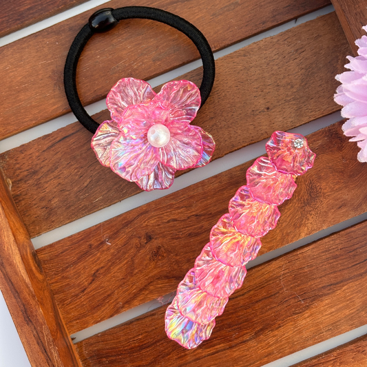 Rosy Glow Hair Set