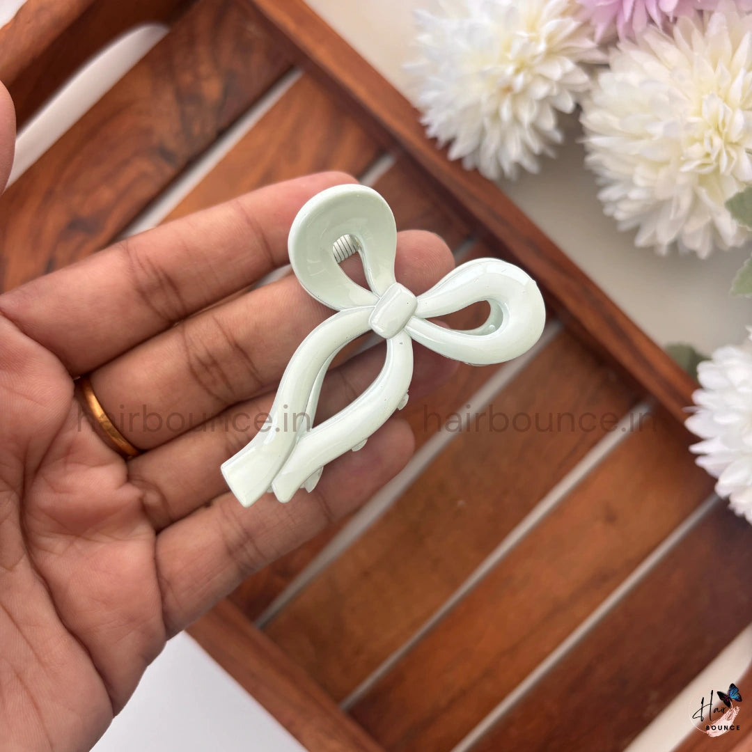 Pastel Bow Knot Hair Claw – Medium