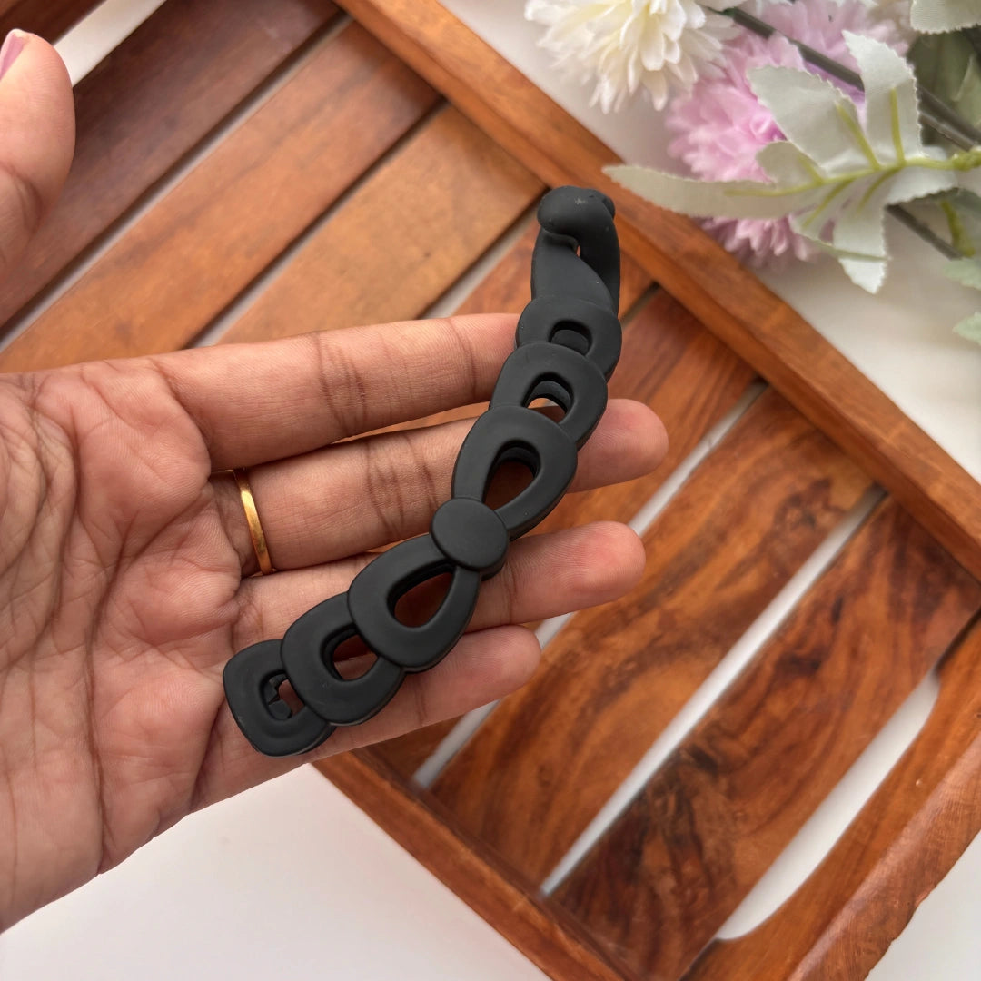Elegant Loop Matte Banana Clip - Large