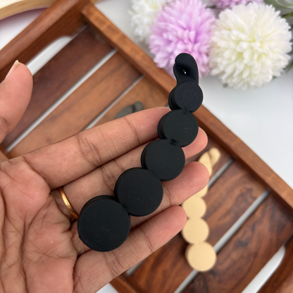 Matte Circle Banana Clip