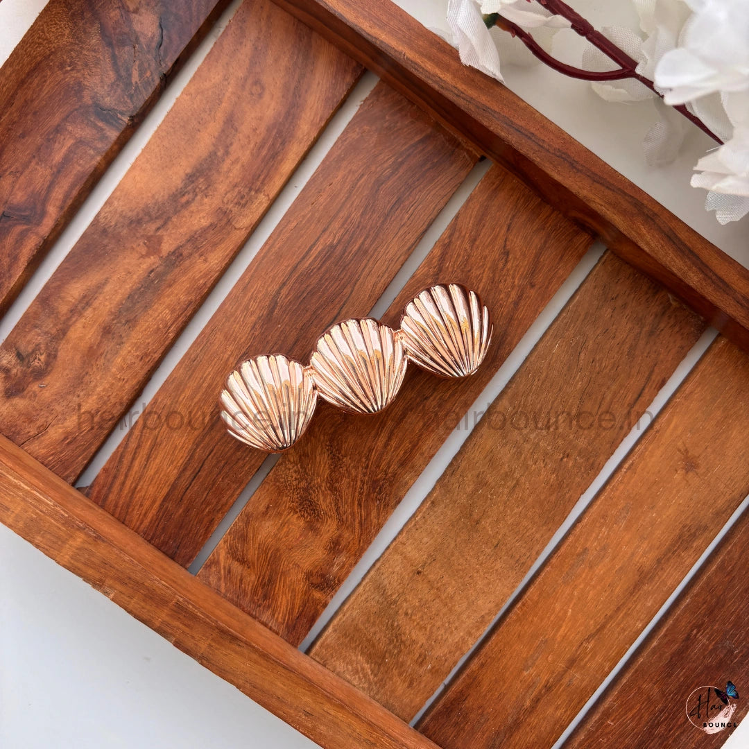 Shell Shine Metallic Center Hair Clip