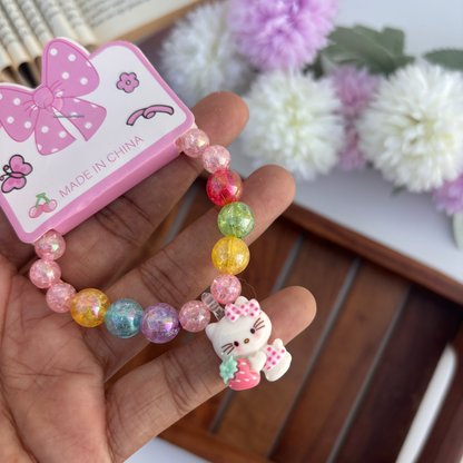 Multicolour Kitty Kids Bracelet