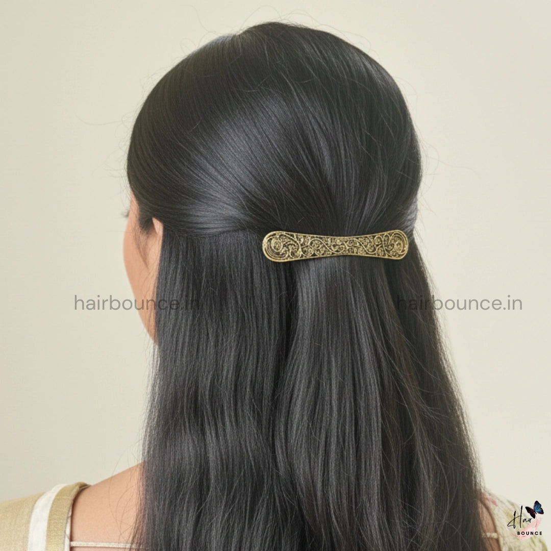 Antique Swirl Design Hair Clip