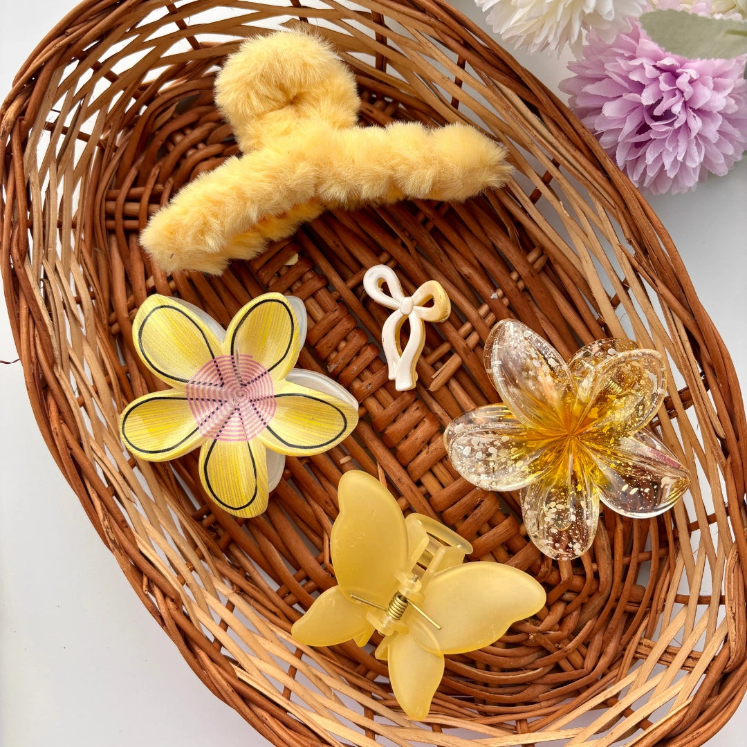 Sunshine Glow Hair Clip Set