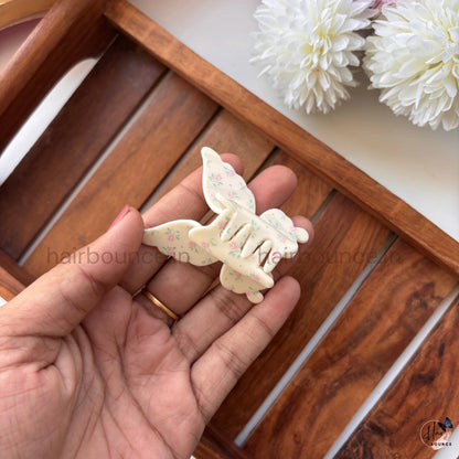 Pastel Butterfly Hair Claw – Medium
