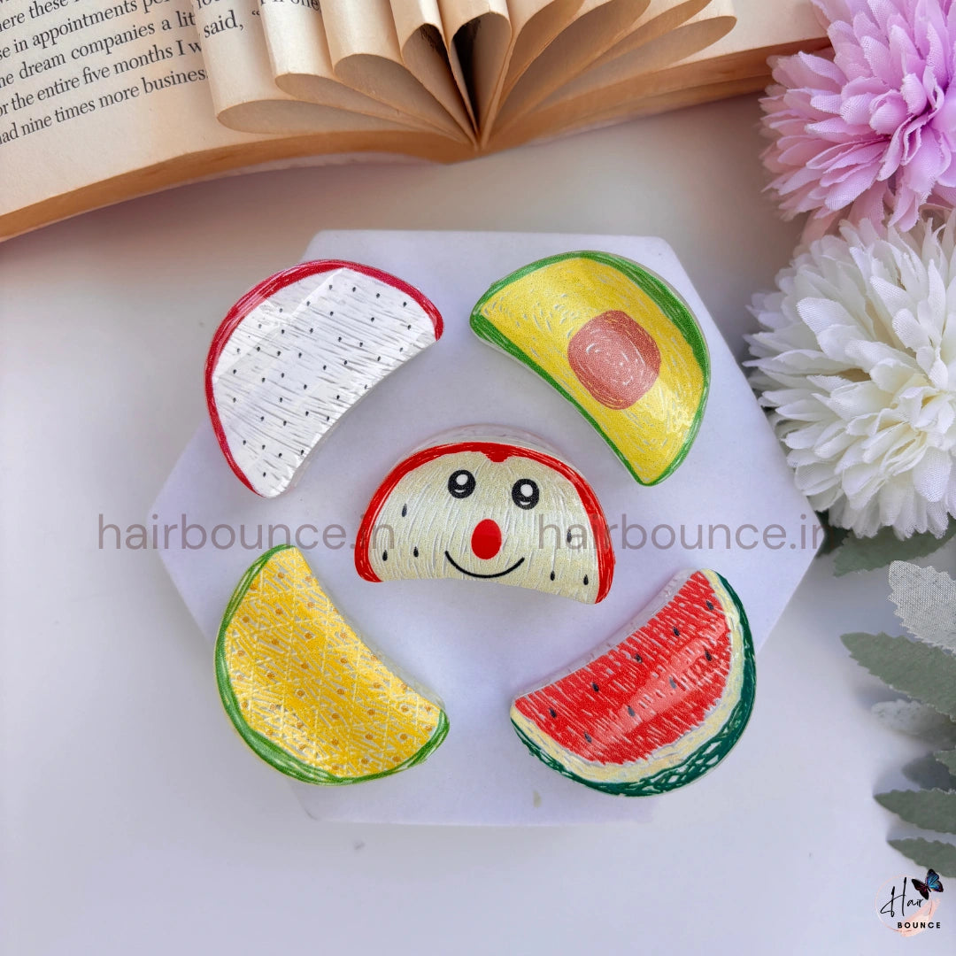 Cute Fruit Slice Kids Hair Clip - Small