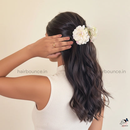 Pastel Bloom Hydrangea Hair Claw – Large