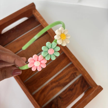 Pastel Daisy Flower Headband