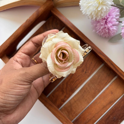 Soft Rose Hair Claw – Large