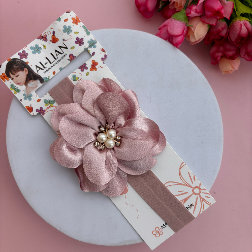 New Born Flower Pearl Headband
