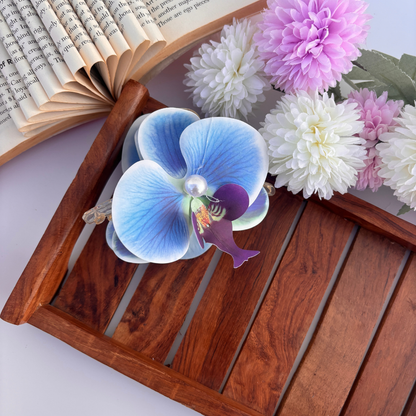 Orchid Pearl Hair Claw - Large