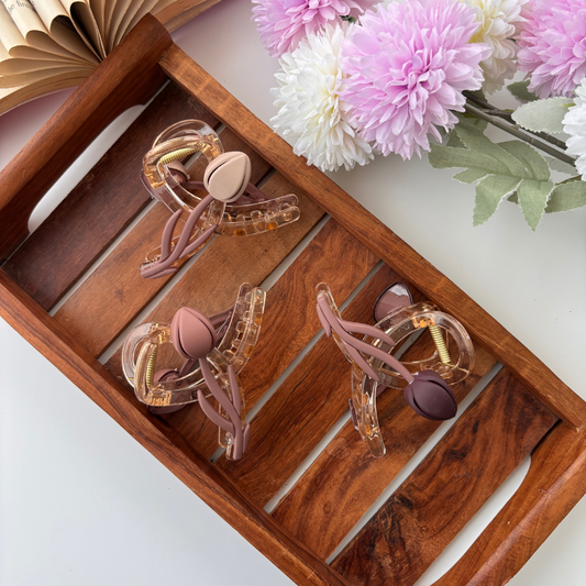 Tulip Twist Hair Claw - Large