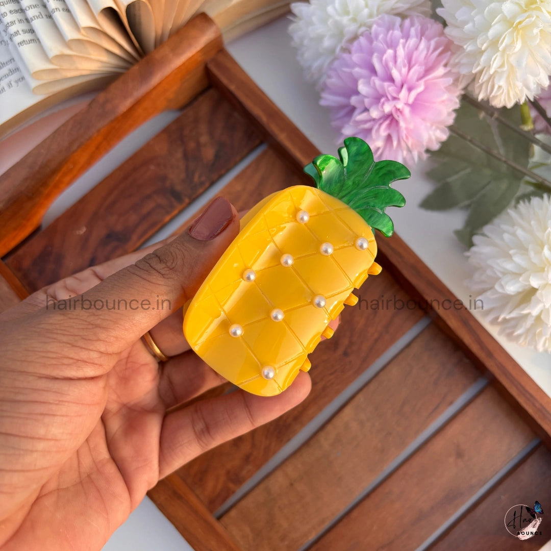 Pearl Fruity Charm Hair Claw - Large