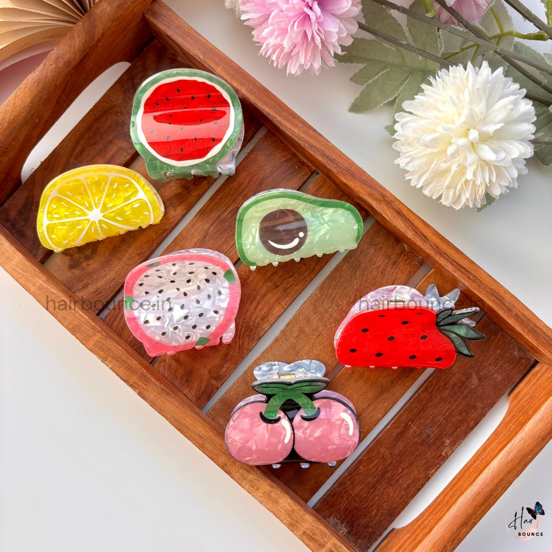 Fruity Pop Hair Claw - Medium