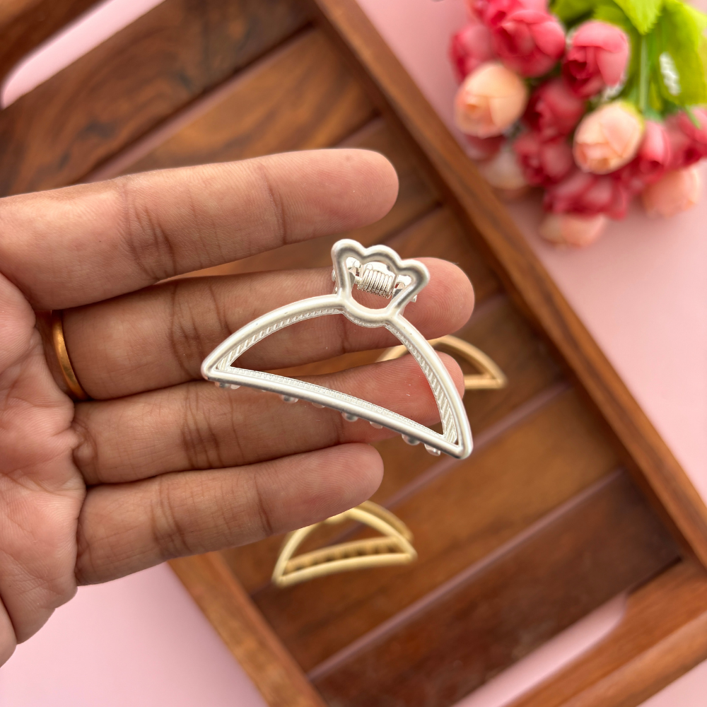 Metal Curve D Shape Hair Claw